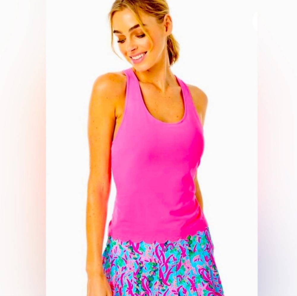 NWT Lilly Pulitzer Claralee Scallop Top sz XS